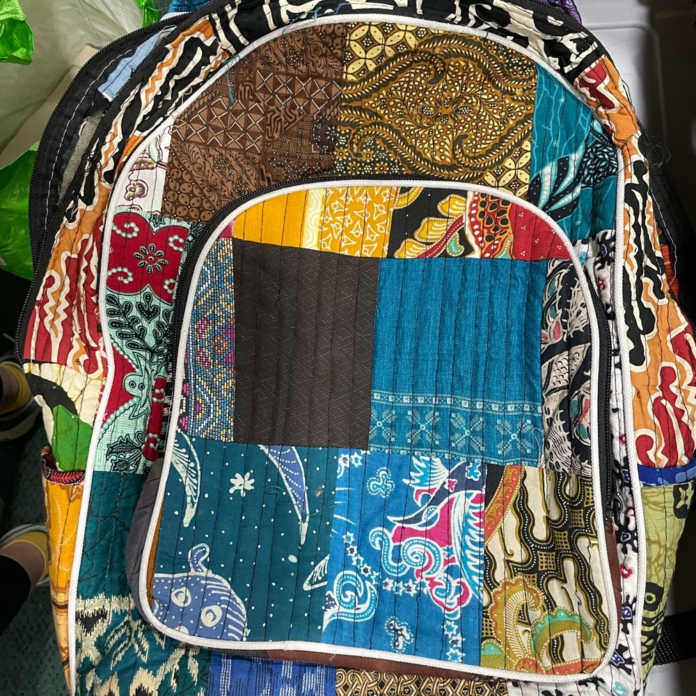 Hand made back pack.